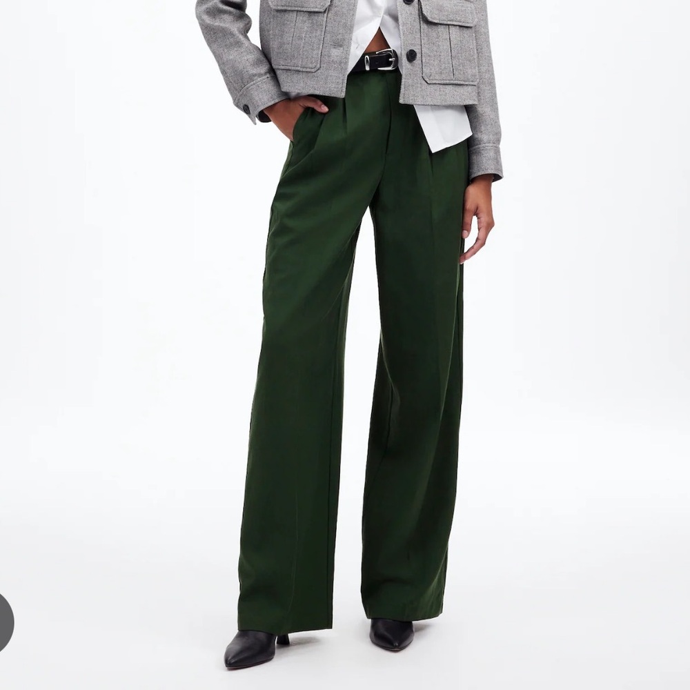 Madewell The Petite Harlow Wide-Leg Pant in Drapey Twill Size 2P